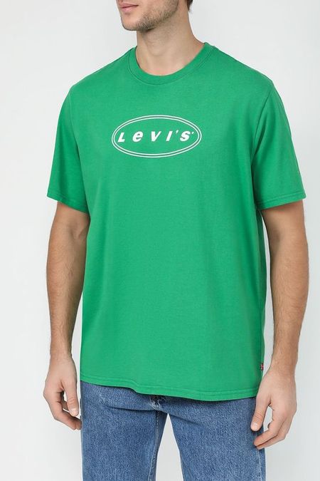 Хлопковая футболка с логотипом LEVI'S