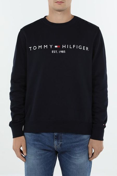 Свитшот хлопковый с логотипом Tommy Hilfiger