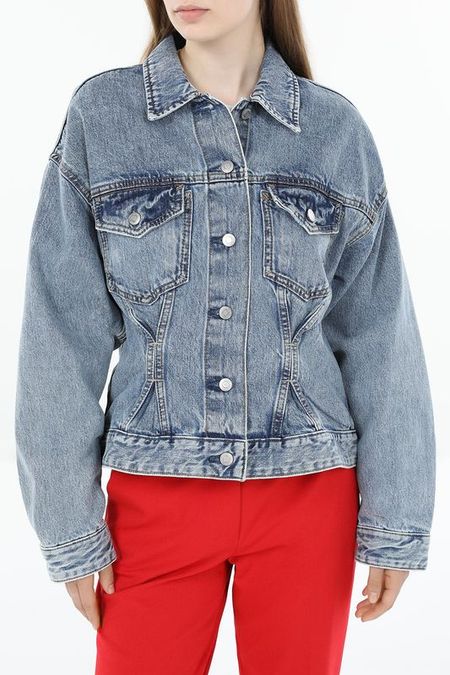Куртка джинсовая с эффектом потертости Esprit Casual