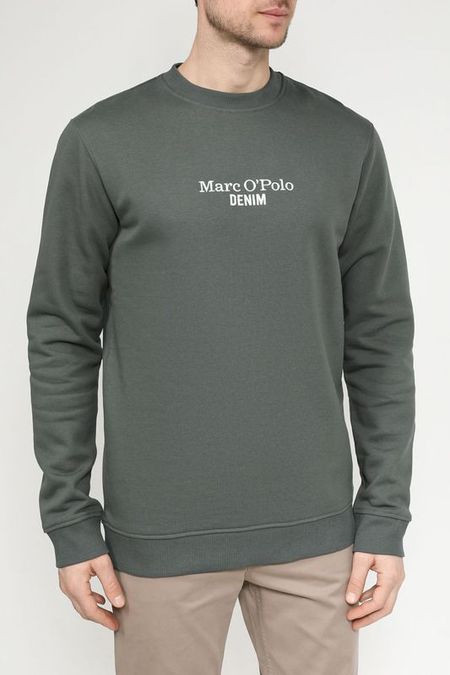 Свитшот хлопковый с логотипом Marc O'Polo Denim