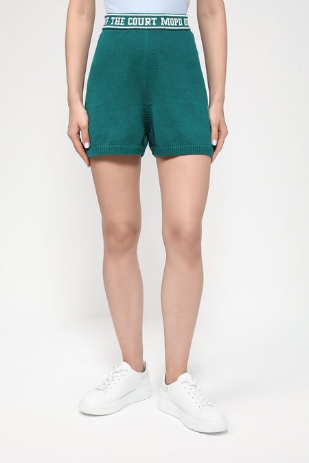 Вязанные шорты с логотипом бренда на поясе Marc O'Polo Denim