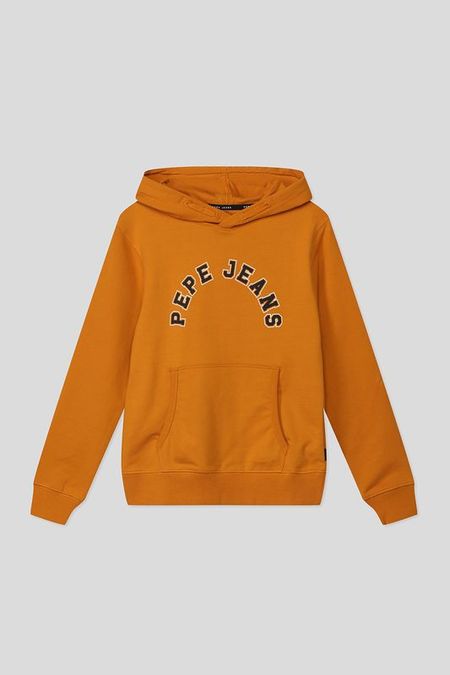 Хлопковое худи  с логотипом PEPE JEANS