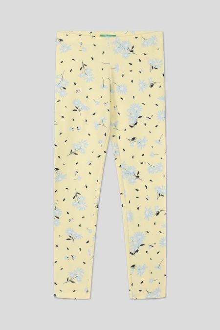 Легинсы хлопковые с принтом Benetton