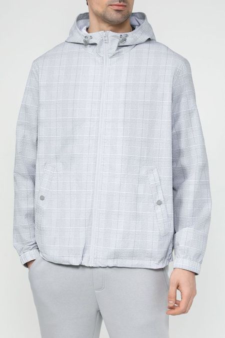 Куртка с капюшоном в клетку Esprit Casual