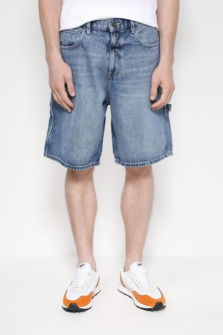 Джинсовые шорты с эффектом потертости Esprit Edc
