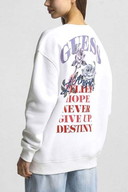 Свитшот оверсайз кроя Guess