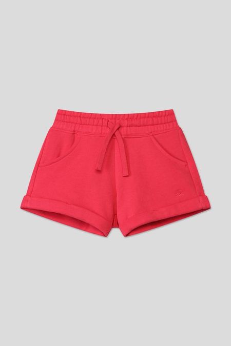 Шорты хлопковые на кулиске Benetton