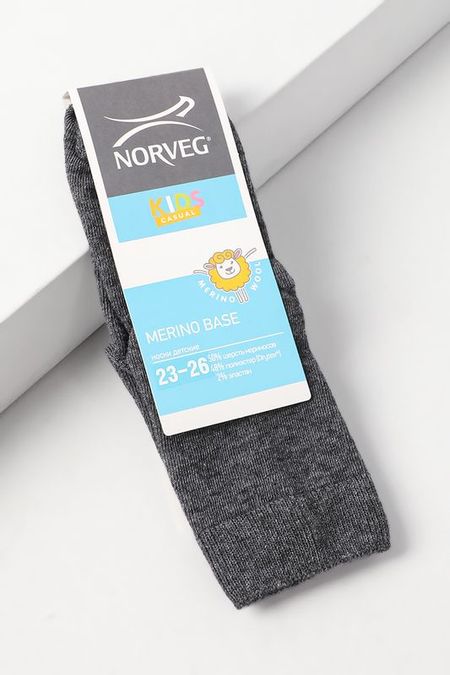 Носки с добавлением шерсти классические Norveg