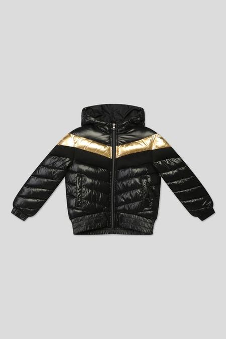 Стеганая куртка из блестящей ткани Benetton
