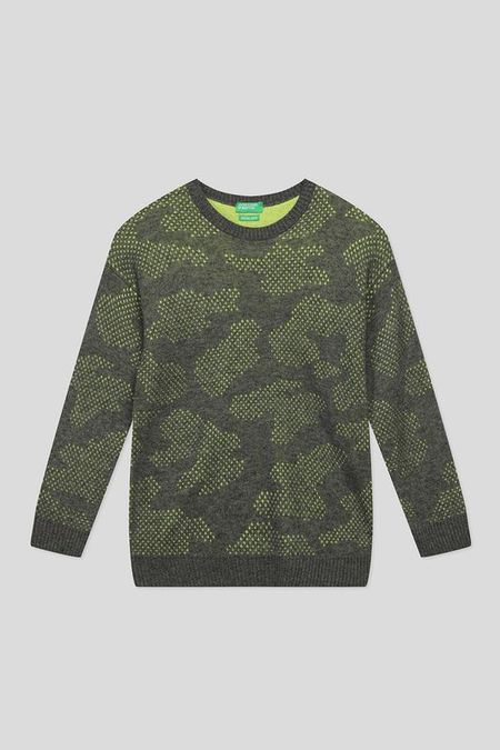 Джемпер с принтом Benetton