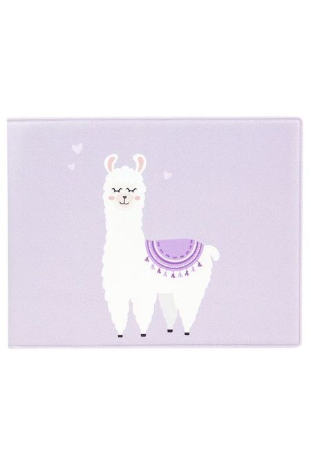 Обложка на студенческий Лама на сиреневом Kawaii Factory