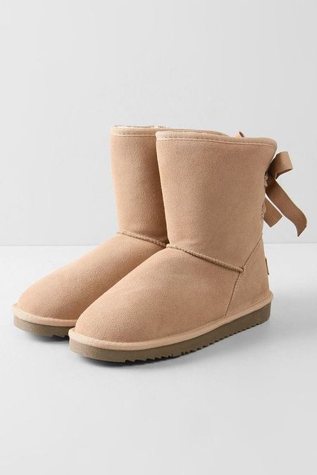 Угги из замши Esprit