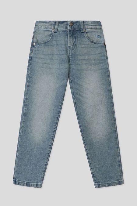 Джинсы с эффектом потертости Benetton