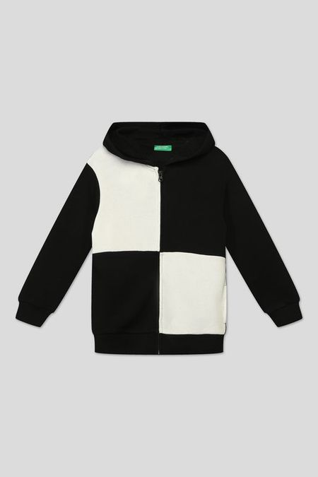 Толстовка в стиле колорблок Benetton