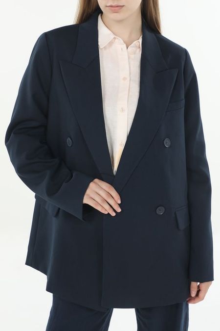 Пиджак двубортный удлиненного кроя Esprit Casual