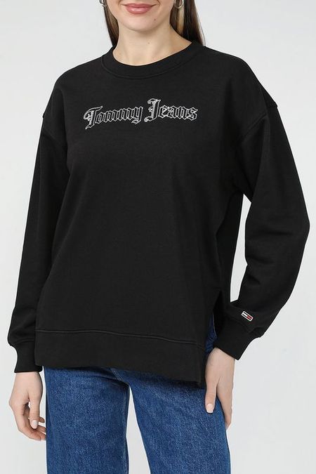 Свитшот с логотипом свободного кроя Tommy Jeans