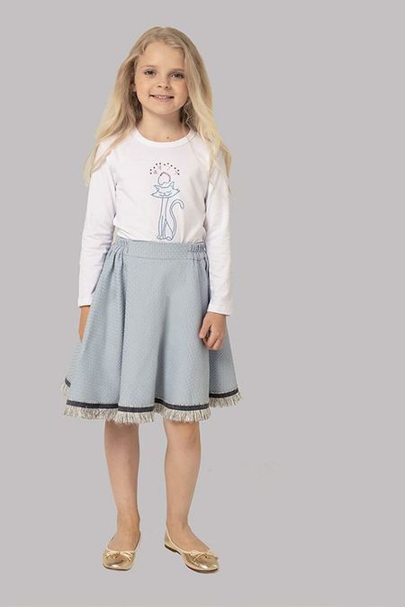 Лонгслив хлопковый с принтом EVIKA KIDS