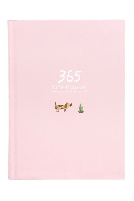Ежедневник 365 в розовом цвете Kawaii Factory