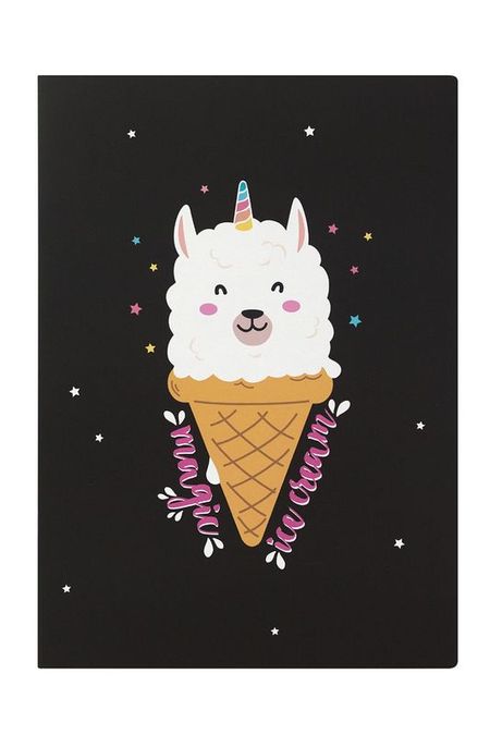 Тетрадь в розовую клетку А4 Magic ice cream Kawaii Factory