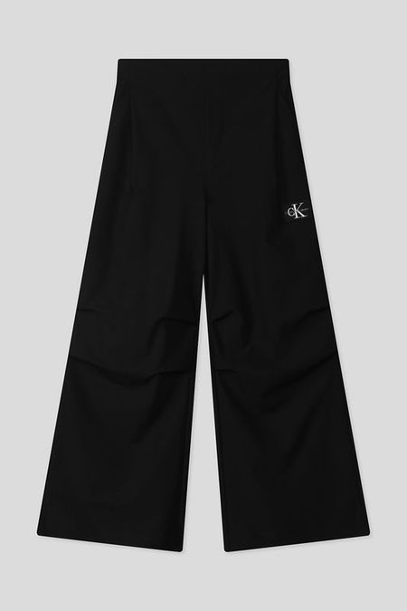 Брюки широкого кроя с защипами Calvin Klein Jeans