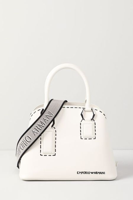 Сумка сетчел со съемным ремнем EMPORIO ARMANI