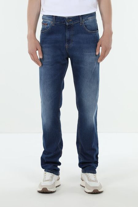 Джинсы с эффектом потертости Tommy Jeans