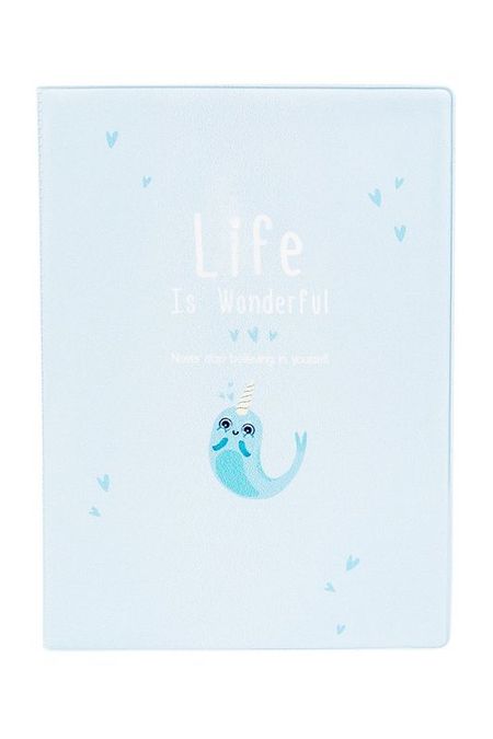 Обложка для паспорта Life is -нарвал Kawaii Factory