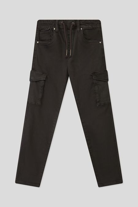Хлопковые брюки с карманами и поясом на кулиске PEPE JEANS