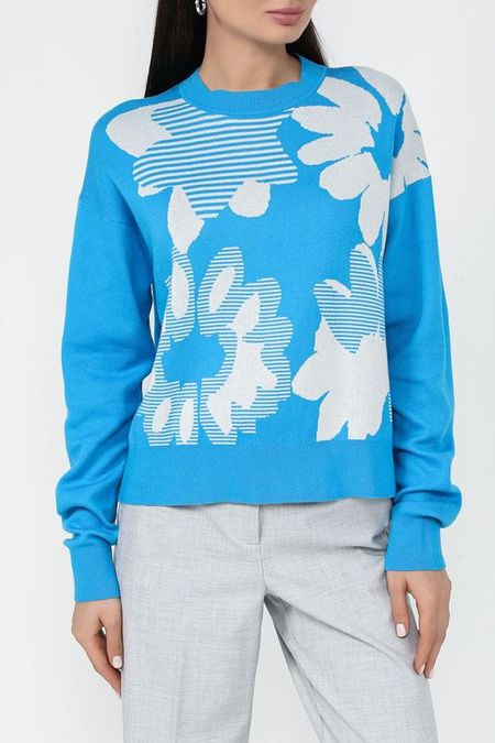 Джемпер хлопковый с принтом Esprit Casual