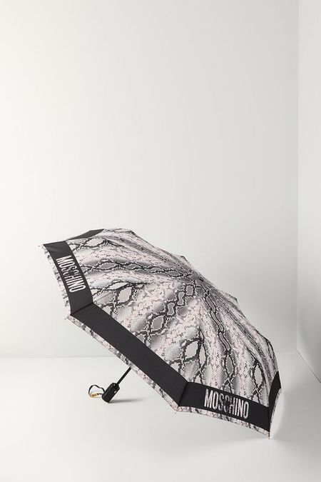 Зонт автомат с принтом Pyton Moschino