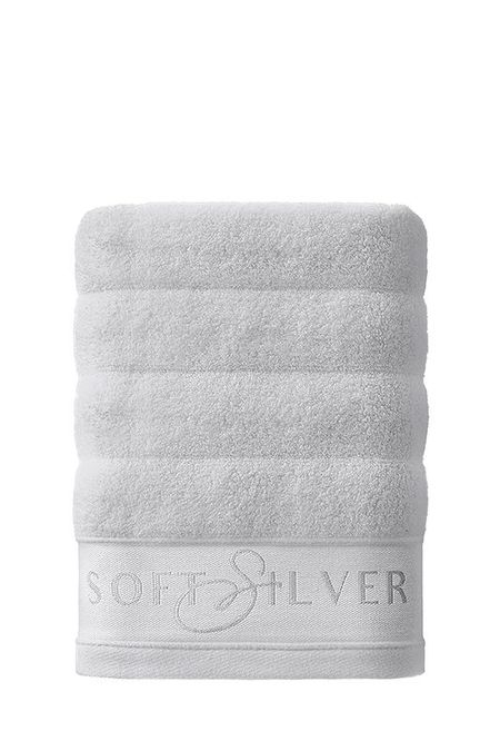 Полотенце хлопковое махровое с антибактериальным эффектом Soft Silver