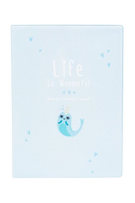 Обложка на автодокументы Life is unicorn-fish Kawaii Factory