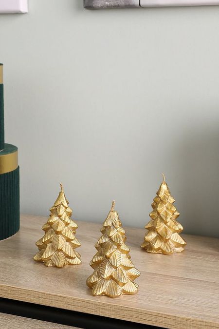 Набор из трех декоративных свечей Sapin Mathilde M