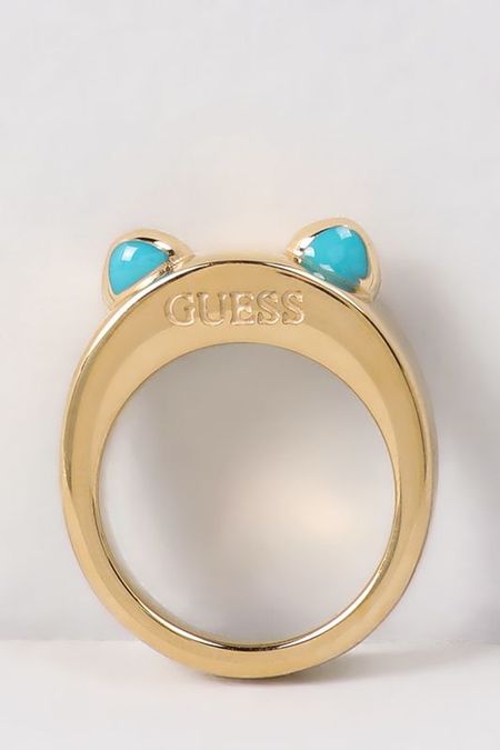Кольцо с логотипом Guess