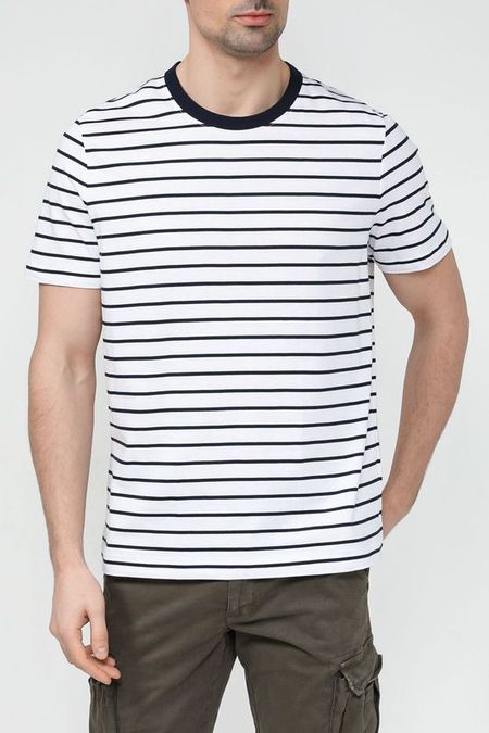 Футболка хлопковая в полоску Esprit Casual
