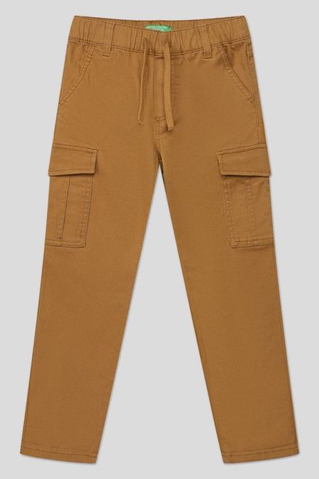 Хлопковые брюки карго Benetton