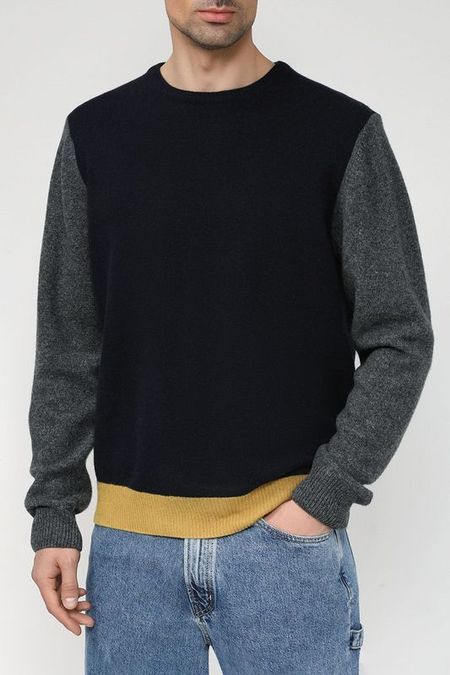 Шерстяной джемпер контрастными деталями Casual Friday