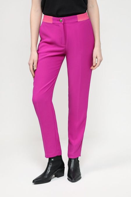 Брюки зауженного кроя VERSACE JEANS COUTURE