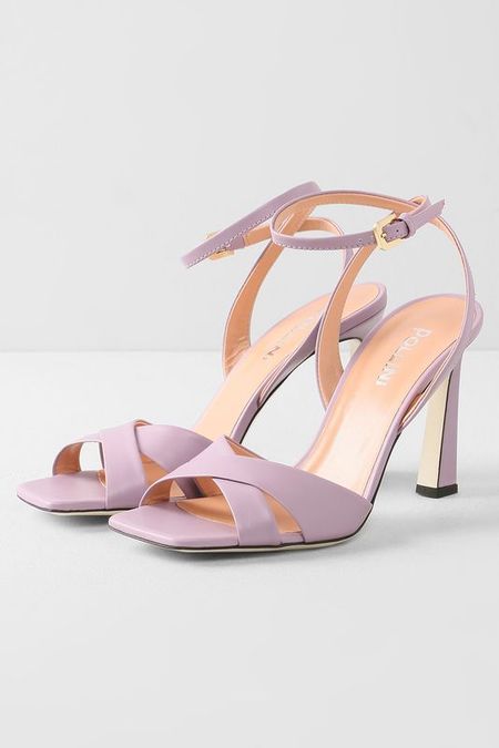 Кожаные босоножки POLLINI
