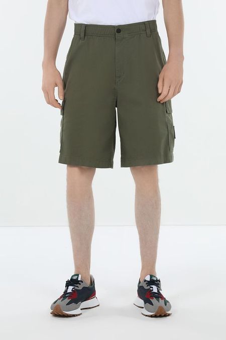 Шорты хлопковые с карманами Calvin Klein Jeans