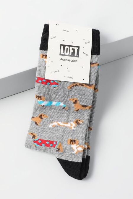 Классические носки с принтом Loft