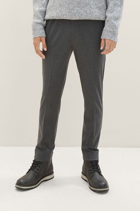 Брюки однотонные со стрелками TOM TAILOR