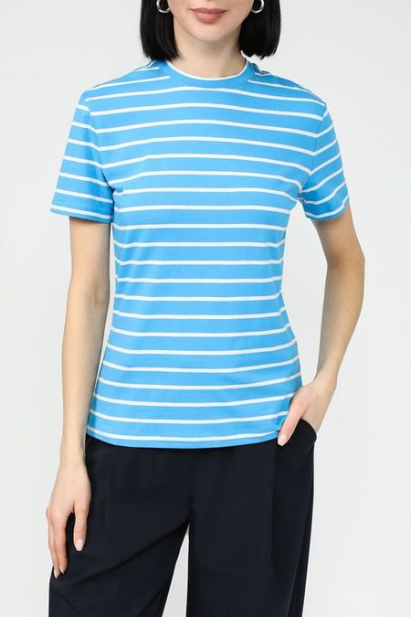 Футболка хлопковая в полоску Esprit Casual