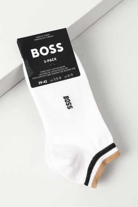 Набор из 2 пар хлопковых укороченных носков BOSS