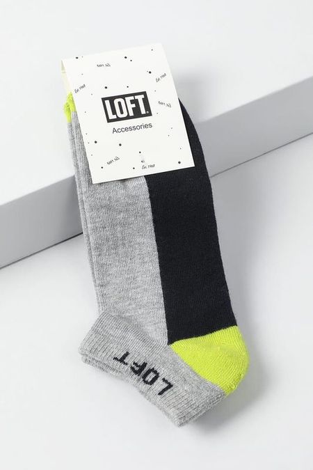 Носки укороченные с принтом Loft