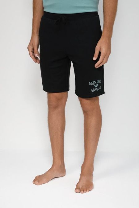 Шорты домашние с логотипом бренда EMPORIO ARMANI