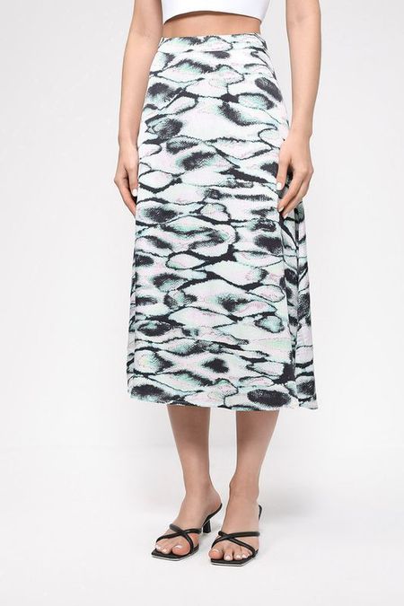 Юбка макси с принтом Esprit Collection