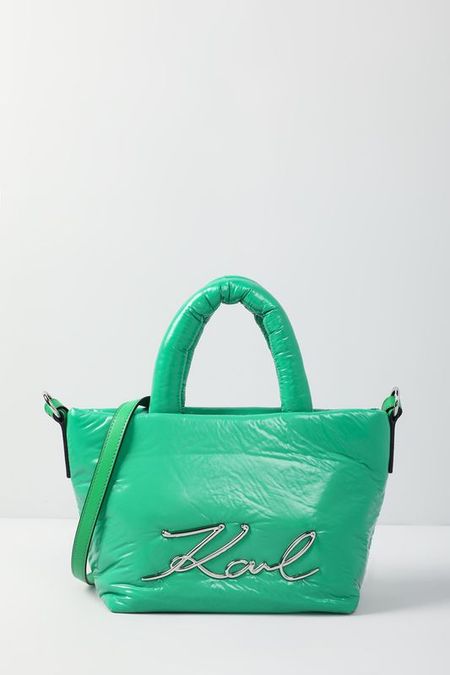 Сумка шоппер с логотипом бренда Signature Karl Lagerfeld