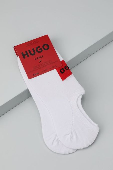Набор из двух пар хлопковых подследников HUGO