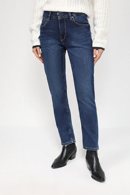 Джинсы с эффектом потертости PEPE JEANS